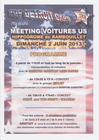 Le dimanche 2 juin 2013  au meeting des voitures Américaines